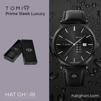TOMI Prime Sleek Luxury HatGhori - Black Black T019-1